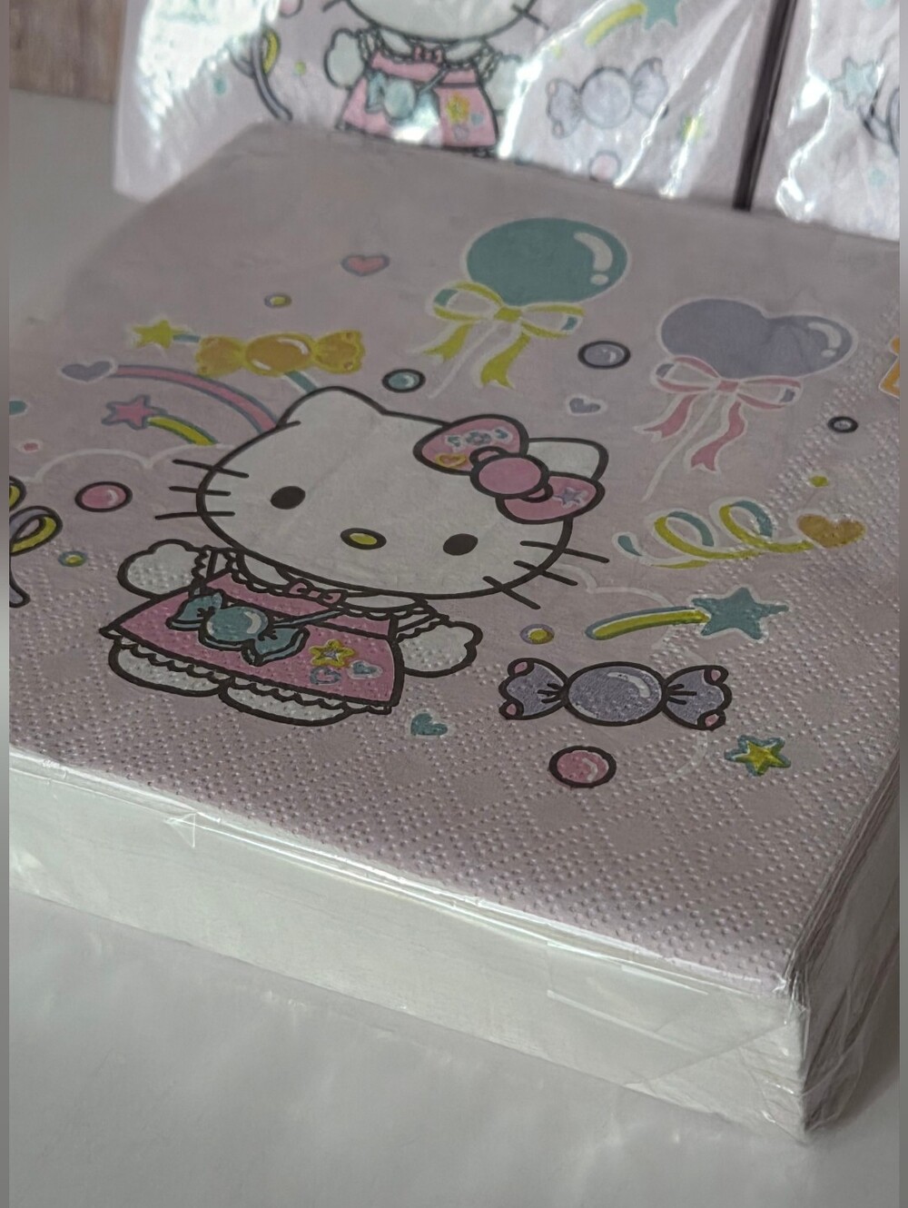 Hello Kitty Pink 3 Pk Party Napkins NIP